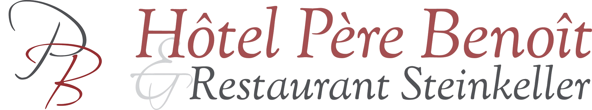 Logo de l'Hôtel Père Benoît et du Restaurant Steinkeller à Entzheim