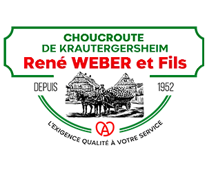 Logo de René WEBER et Fils, choucroute de Krautergersheim
